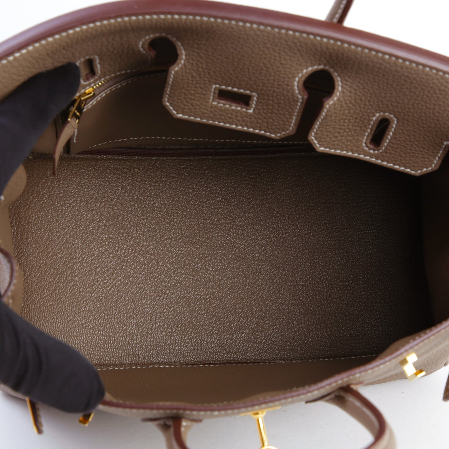 HERMÈS エルメス バーキン25 エトゥープ