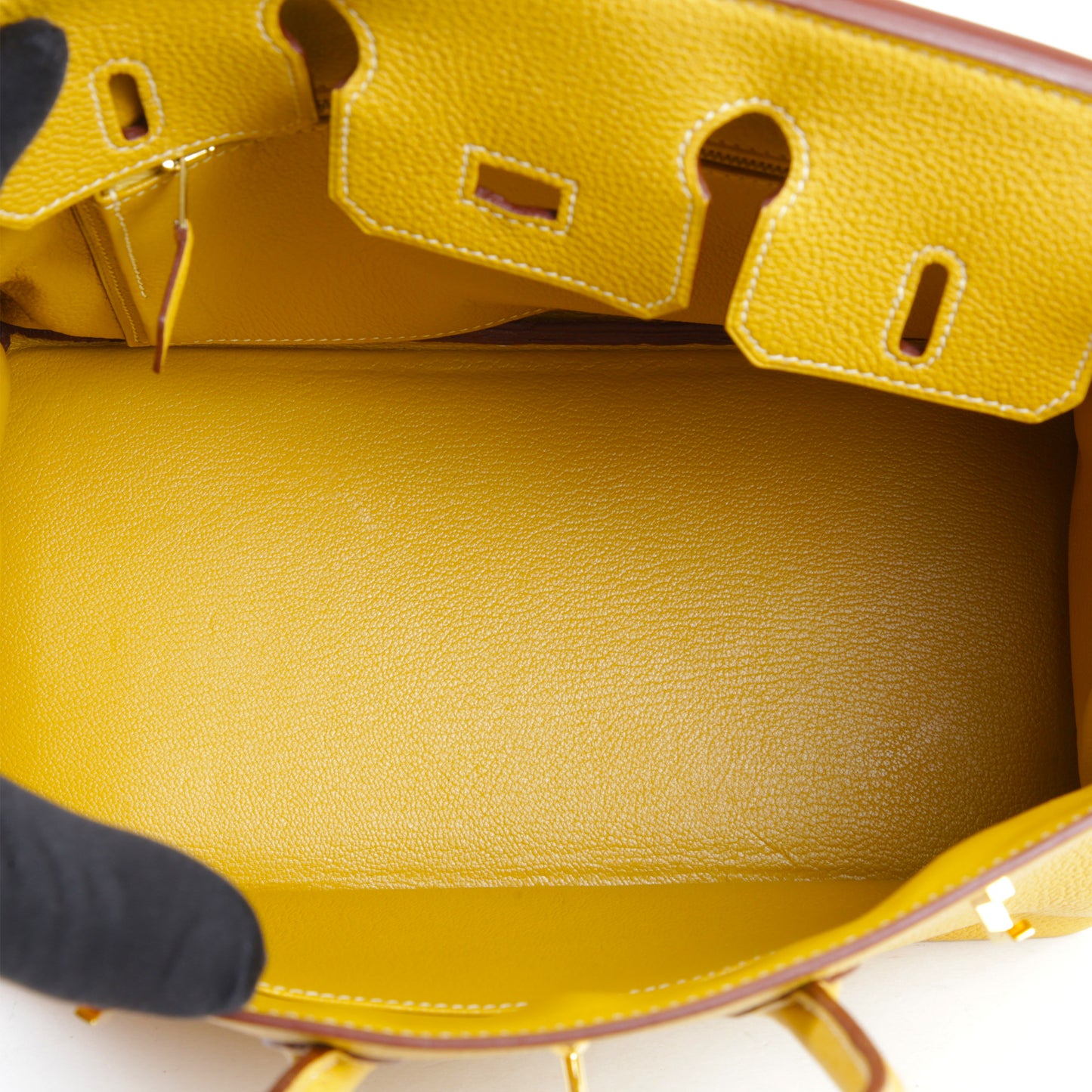 HERMÈS Hermes Birkin 25 Curry