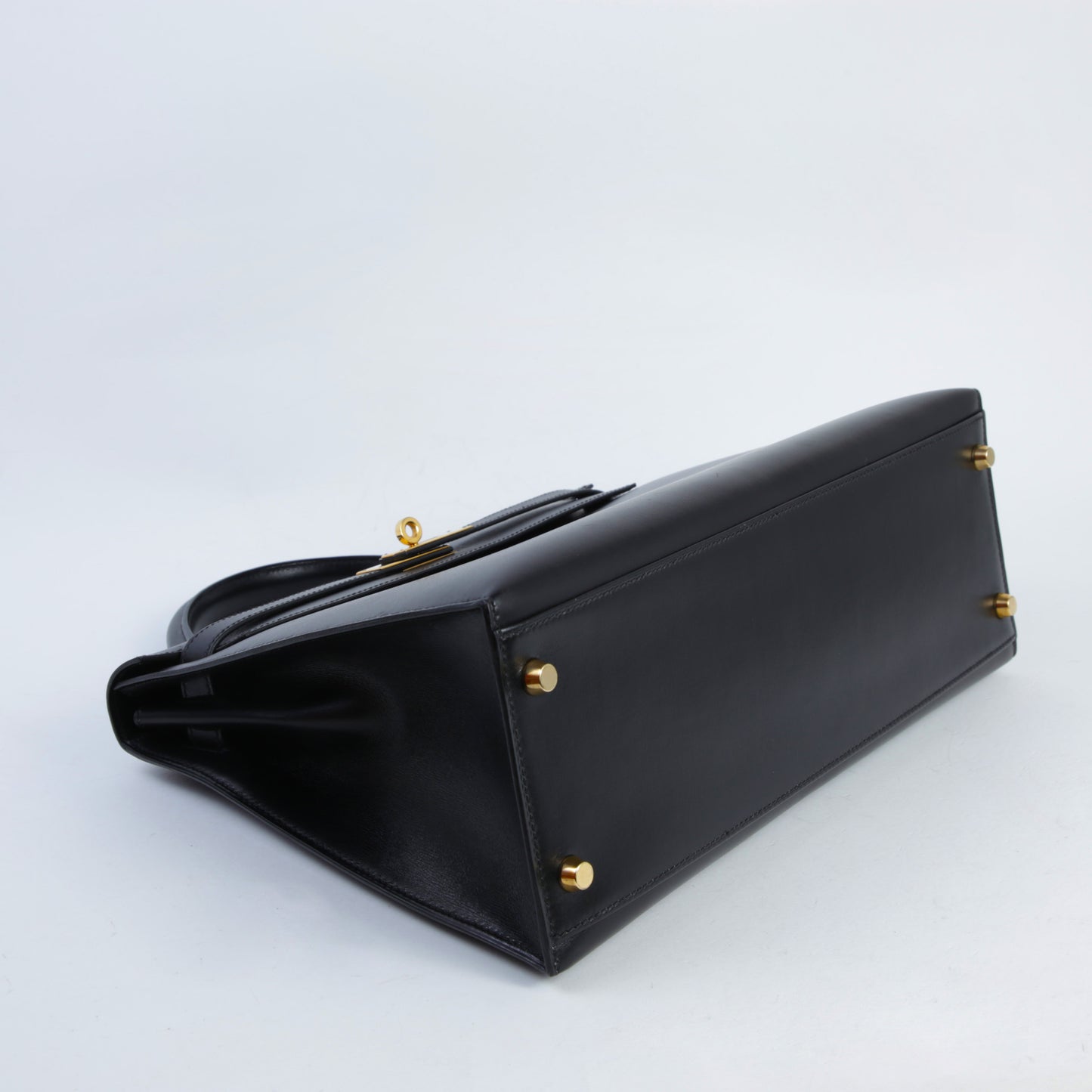 HERMÈS エルメス ケリー32 セリエ ブラック ゴールド金具