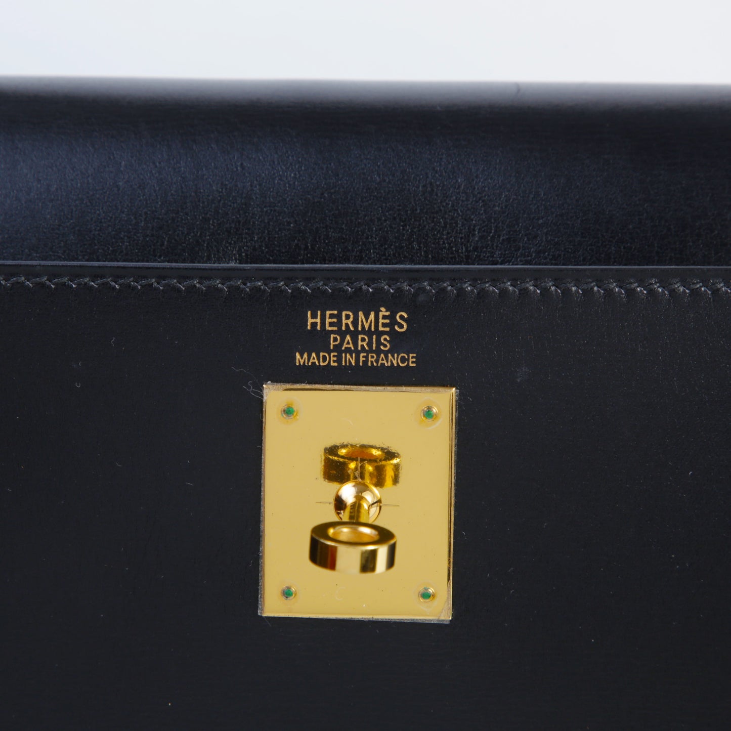 HERMÈS エルメス ケリー32 セリエ ブラック ゴールド金具