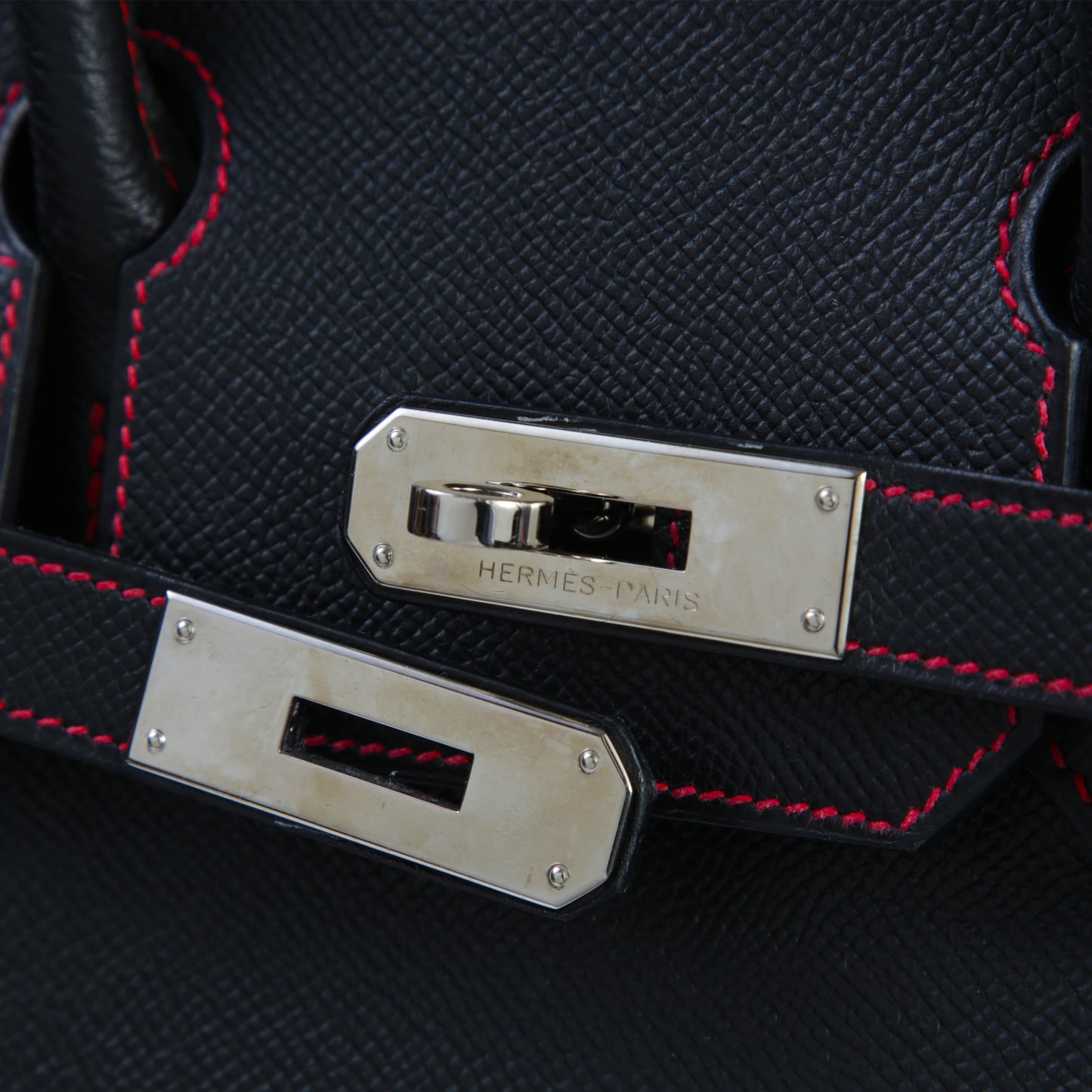 HERMÈS エルメス スペシャルオーダー バーキン30 ブラック レッド
