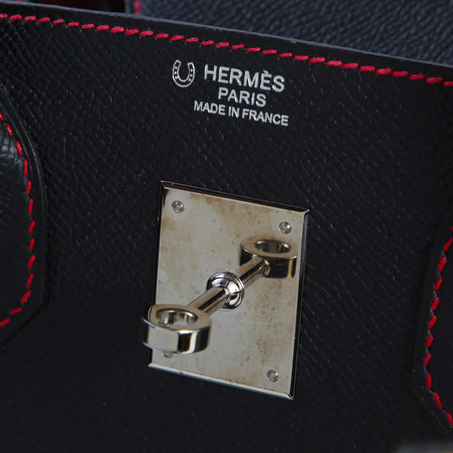 HERMÈS エルメス スペシャルオーダー バーキン30 ブラック レッド