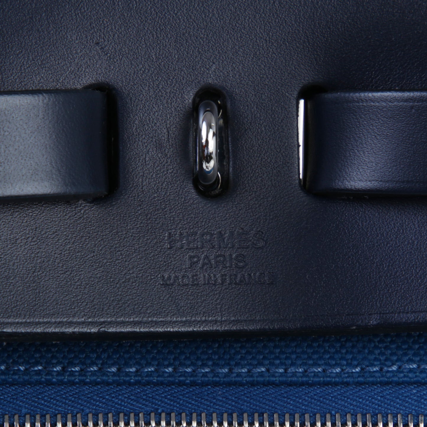 HERMÈS エルメス エールバッグ ジップ アド PM アズール ブルーアンクル