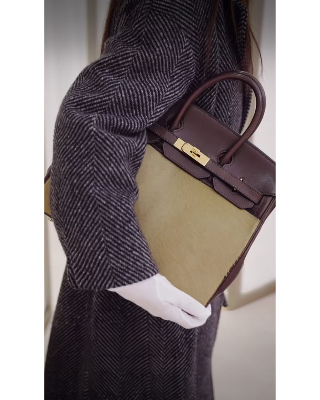 HERMÈS Hermes handbag Haute Couture 32 Ebene