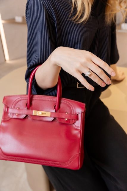 HERMÈS Hermès Birkin Gillies 30 Ruby