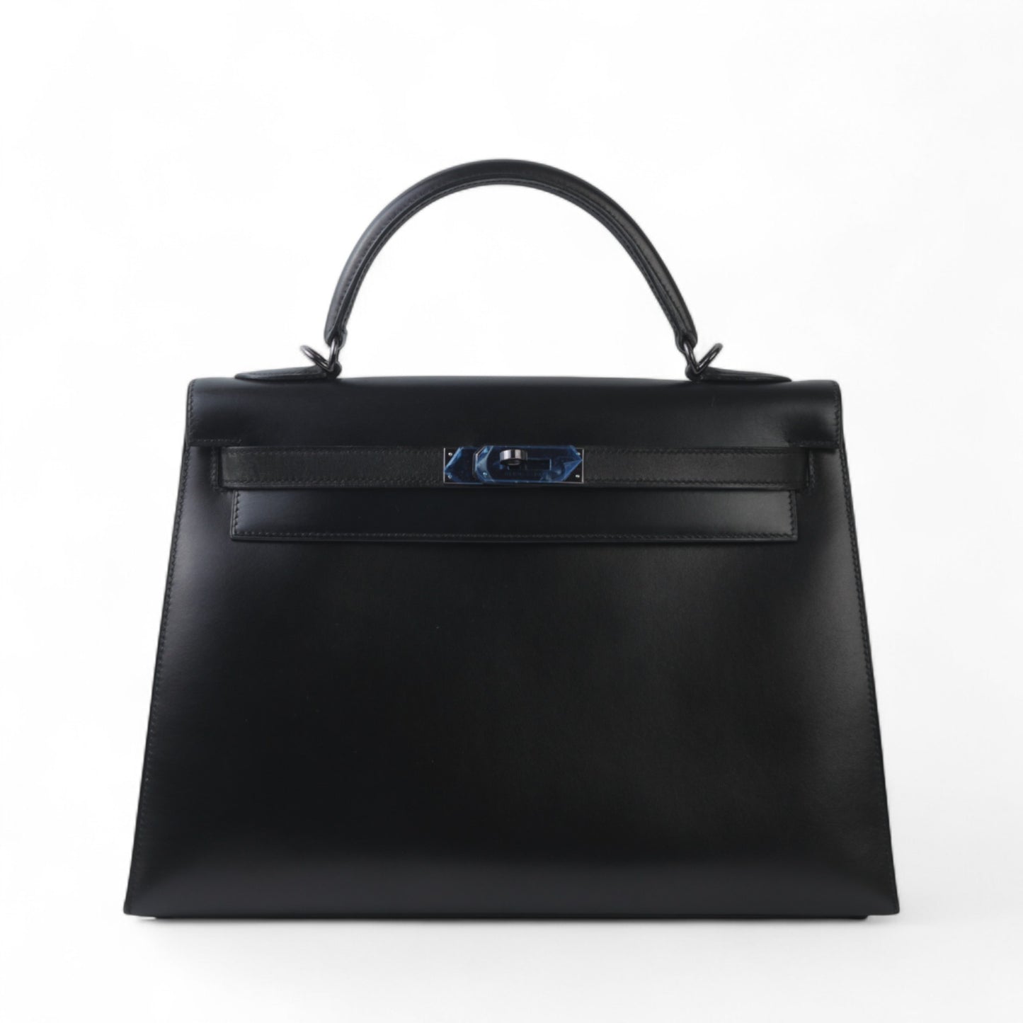 HERMÈS Hermès Kelly 32 Serie Black Ruthenium Hardware A