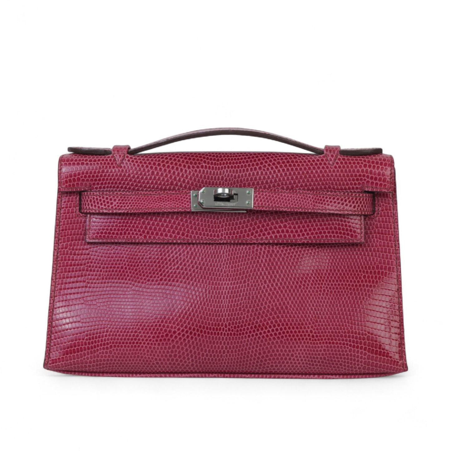 HERMÈS エルメス ポシェットケリー フューシャピンク リザード