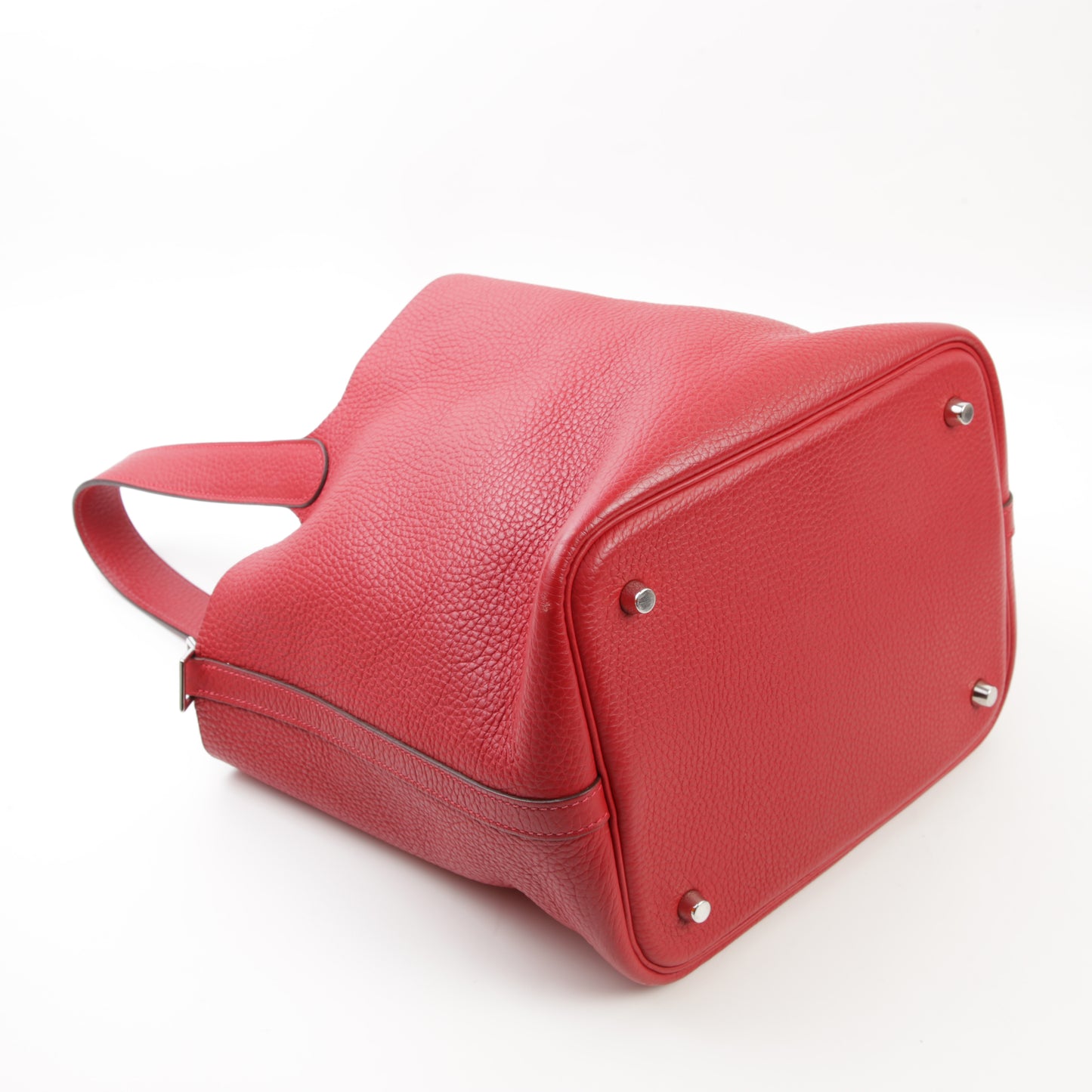 HERMÈS Hermes Picotin Lock MM Rouge Kazak