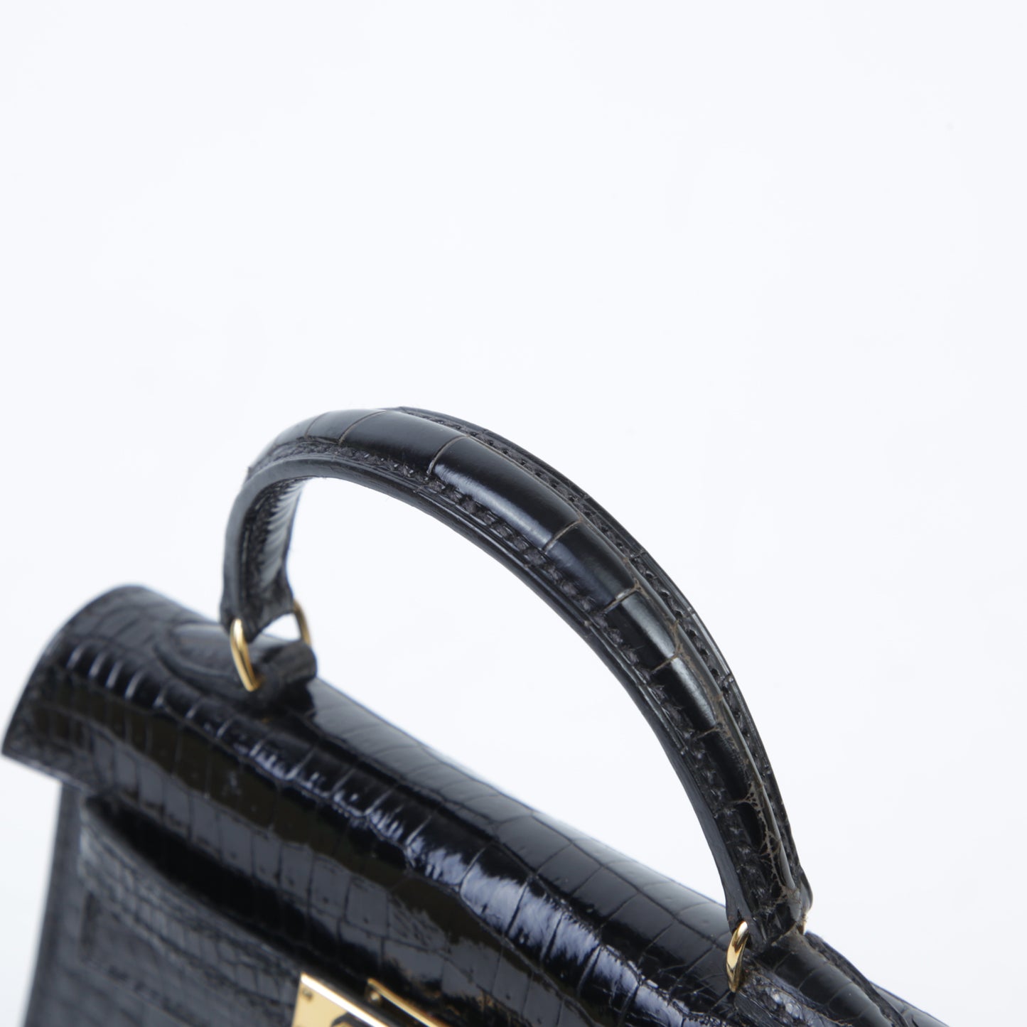 HERMÈS エルメス ミニミニケリー ブラック クロコダイル ポロサス リセ