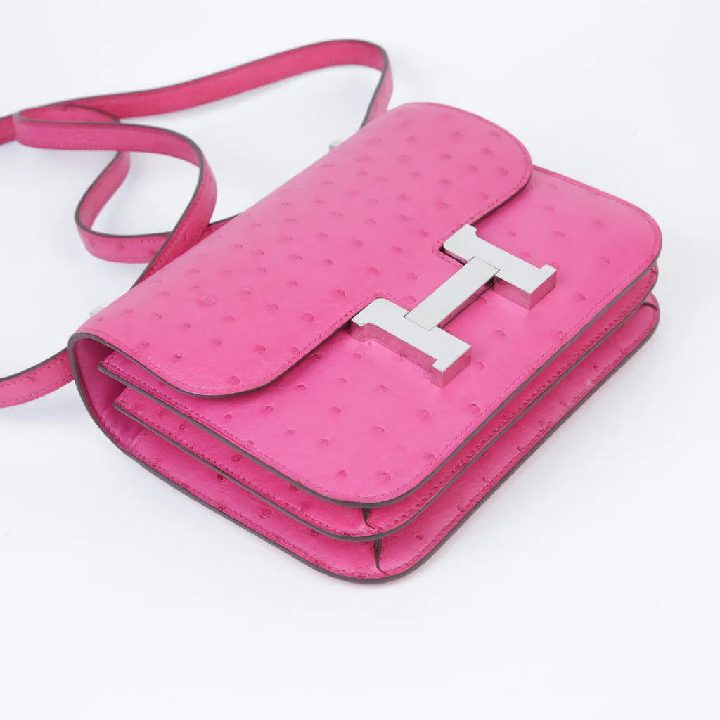 HERMÈS Hermes Constance 3 Mini Rose Tyrien