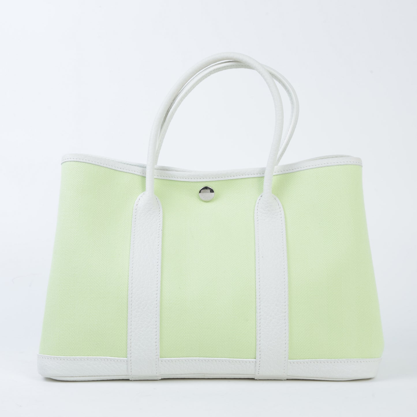 HERMÈS エルメス ガーデンパーティー TPM ジョーヌ ブルジョン ホワイト