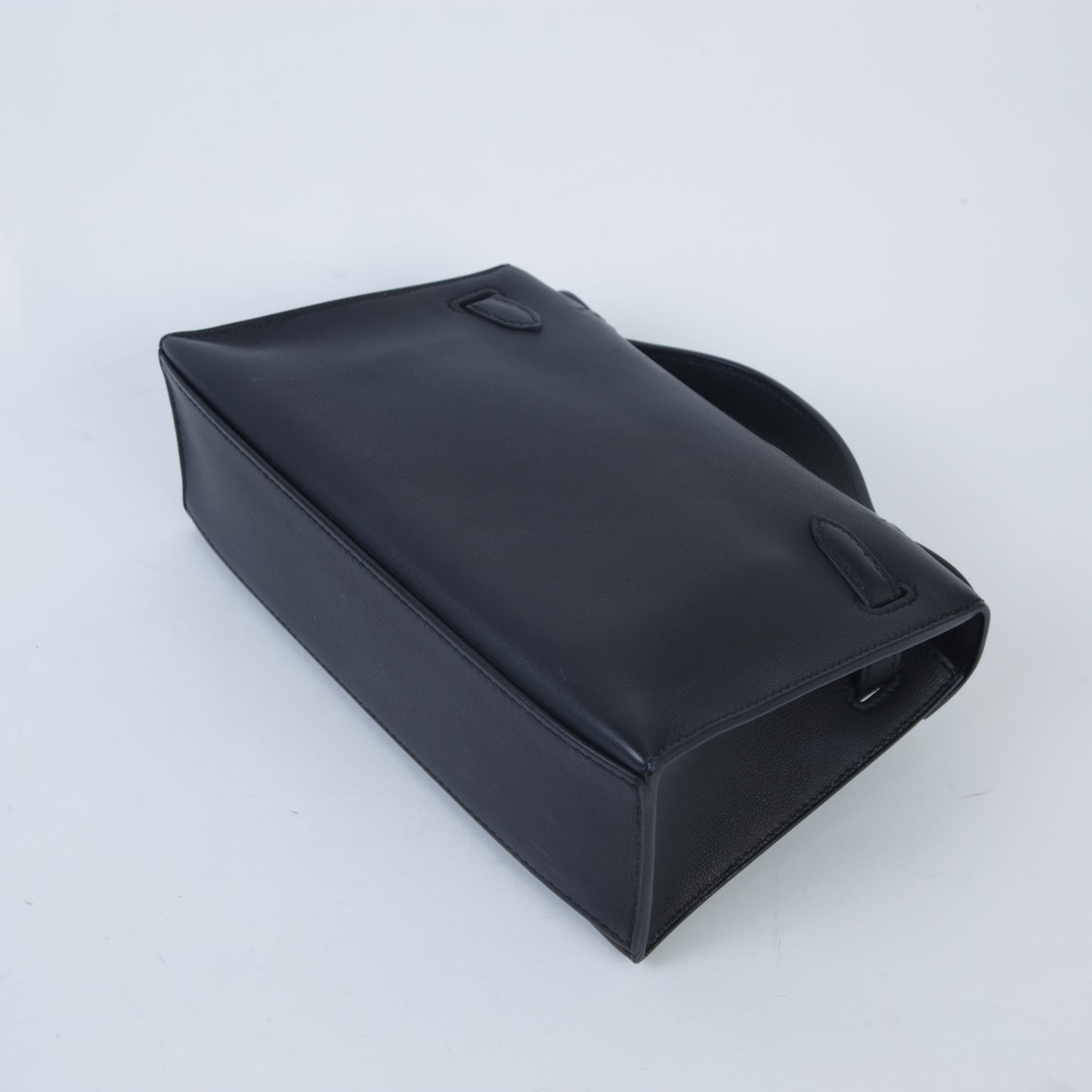 HERMÈS Hermès Kelly Pochette in Black with Gold Hardware