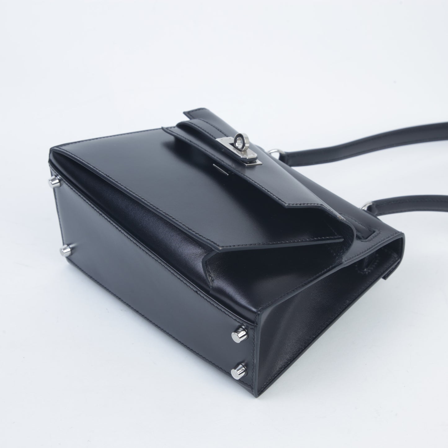 HERMÈS Hermes Kelly 20 Disorder Black