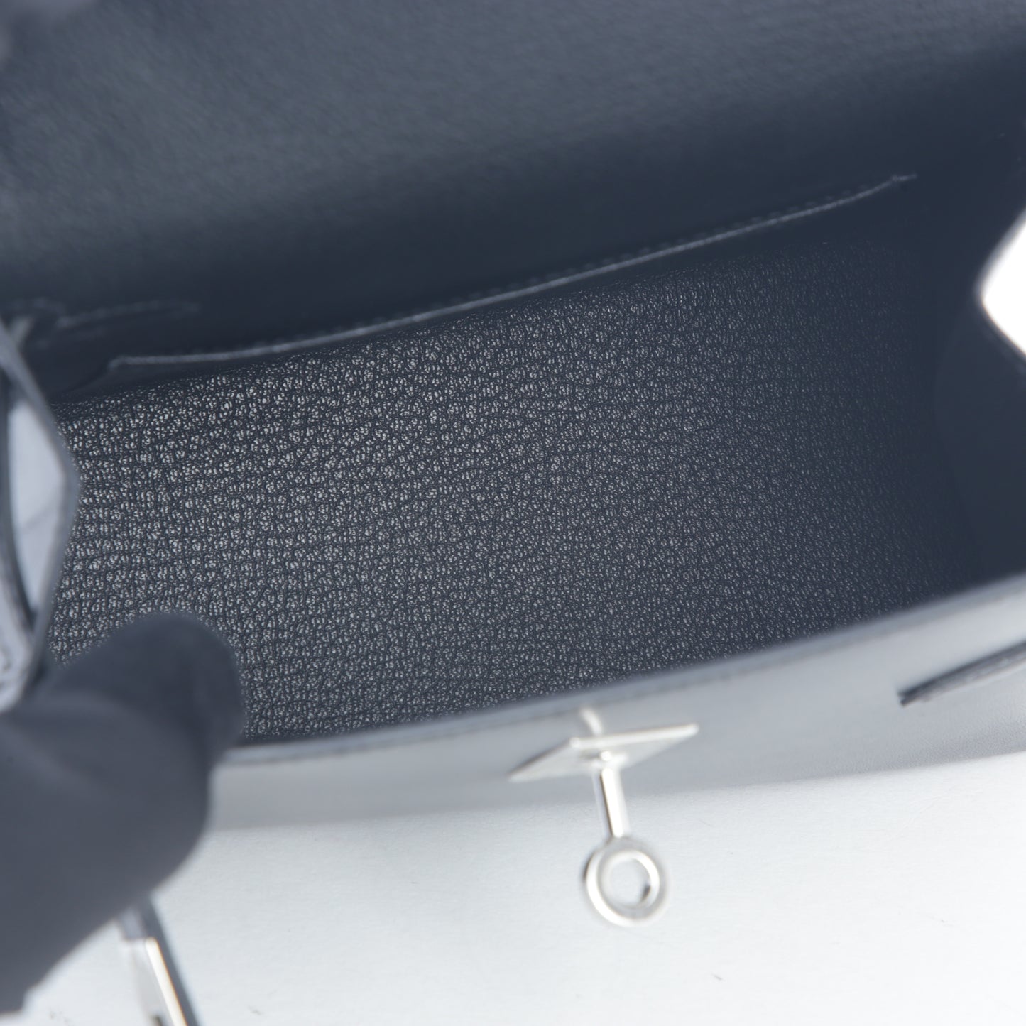 HERMÈS Hermes Kelly 20 Disorder Black