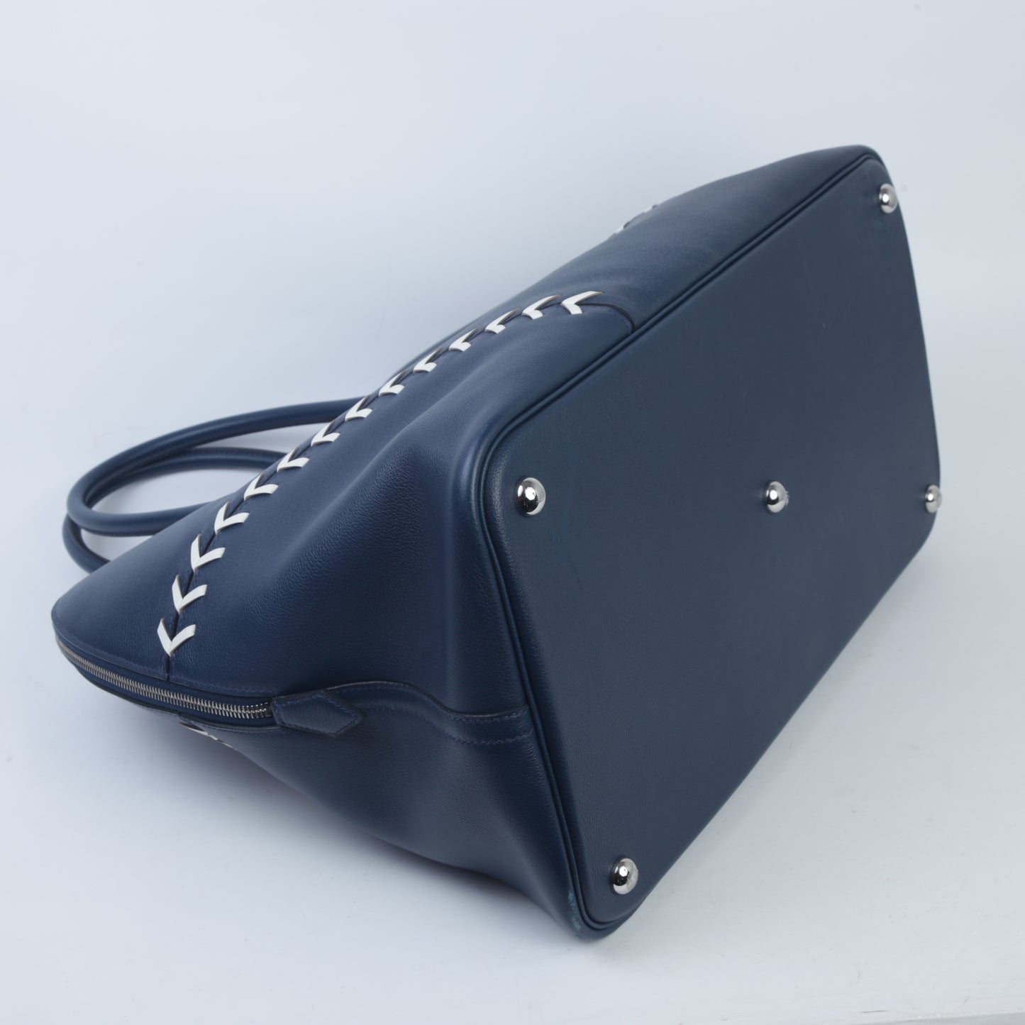 HERMÈS Hermes Baseball Bolide Blue de Malt