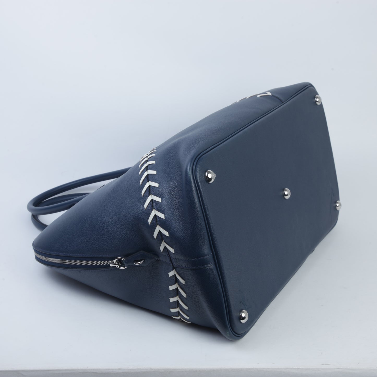 HERMÈS Hermes Baseball Bolide Blue de Malt