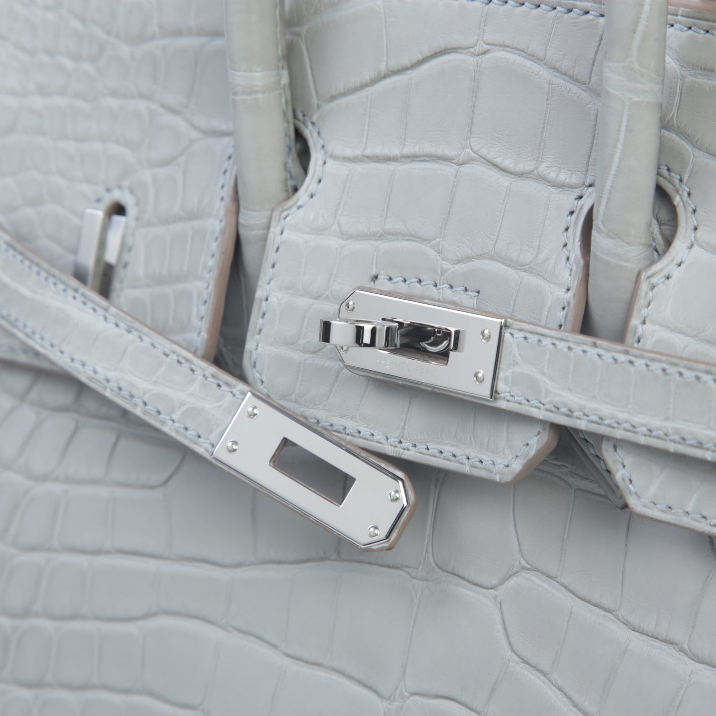 HERMÈS Hermes Birkin 25 Gripar Crocodile Alligator Matte