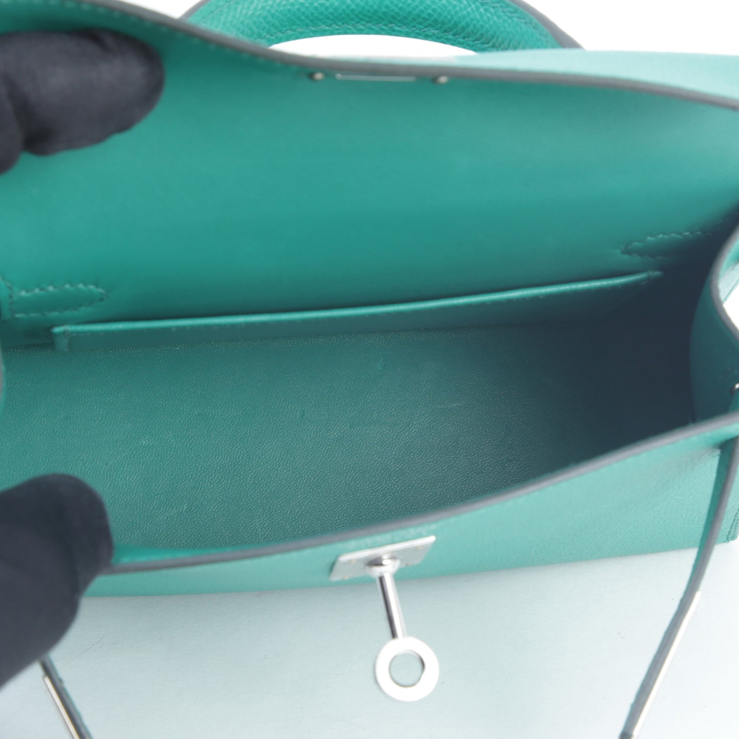 HERMÈS Hermes Mini Kelly 2 Vert Jade