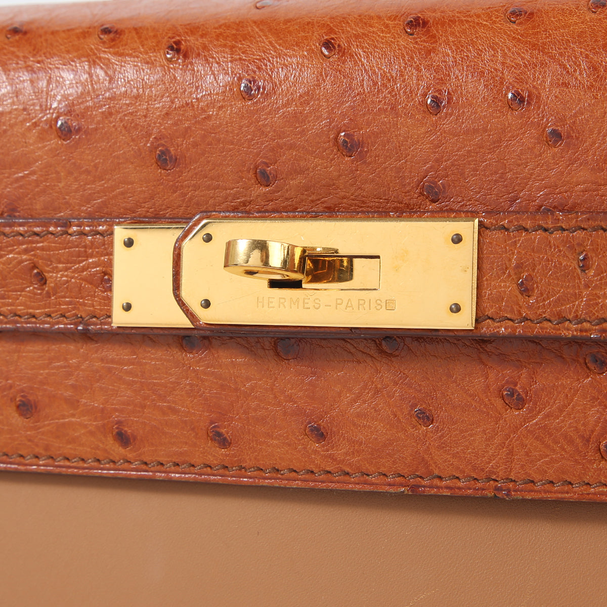 HERMÈS エルメス ケリー 32 ブラウン オーストリッチ