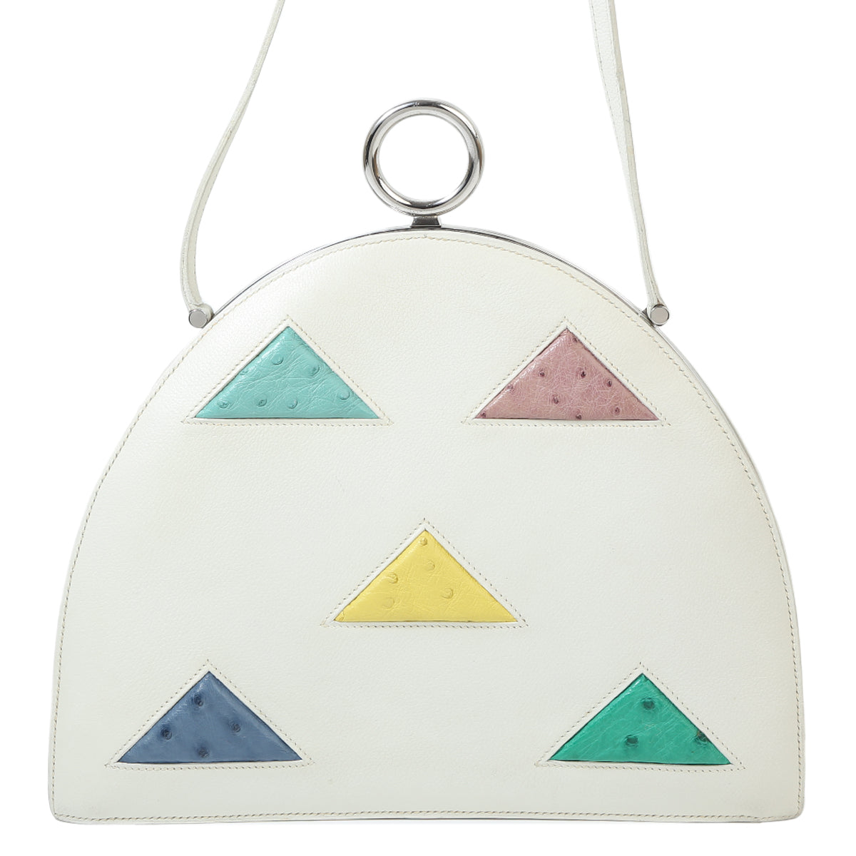 HERMÈS エルメス 1990s ビンテージ トライアングルモチーフ ショルダーバッグ