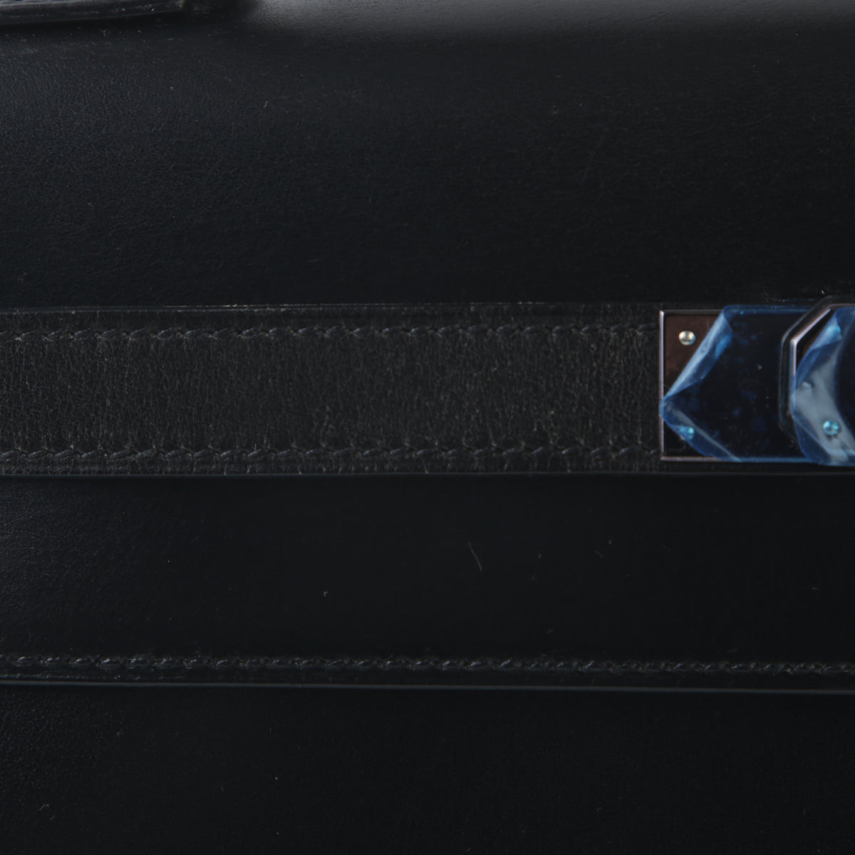 HERMÈS Hermès Kelly 32 Serie Black Ruthenium Hardware A