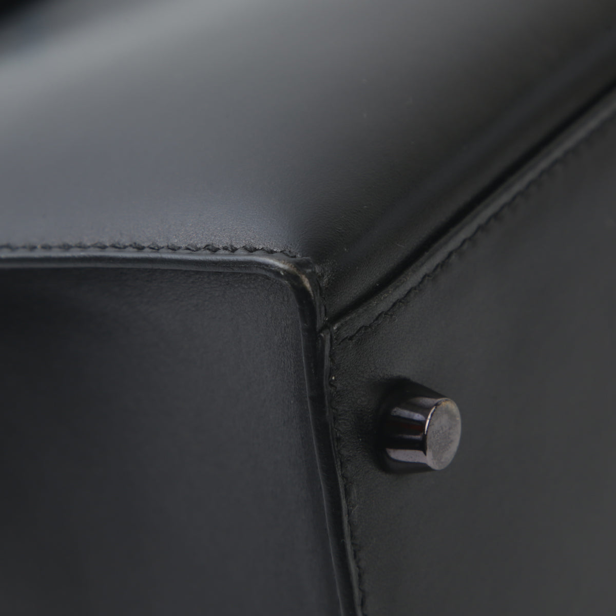 HERMÈS Hermès Kelly 32 Serie Black Ruthenium Hardware A