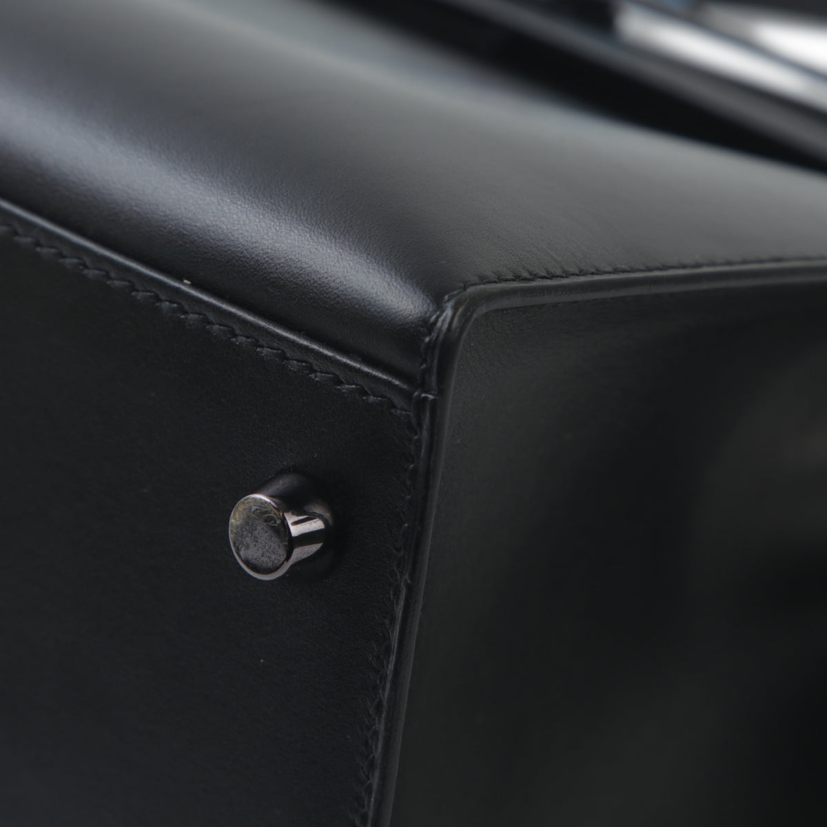 HERMÈS Hermès Kelly 32 Serie Black Ruthenium Hardware A