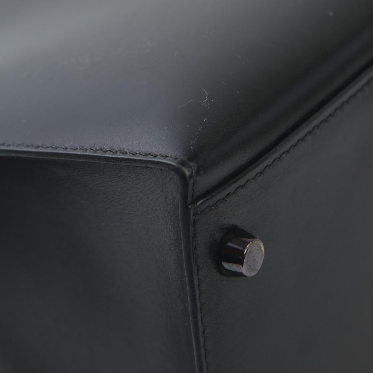 HERMÈS Hermès Kelly 32 Serie Black Ruthenium Hardware A