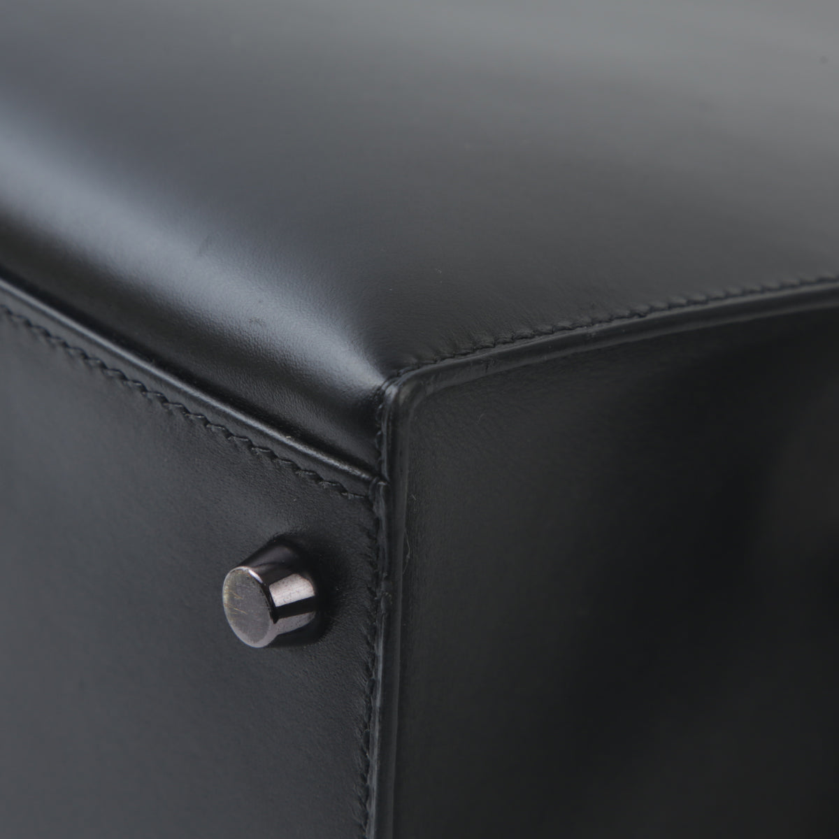 HERMÈS Hermès Kelly 32 Serie Black Ruthenium Hardware A
