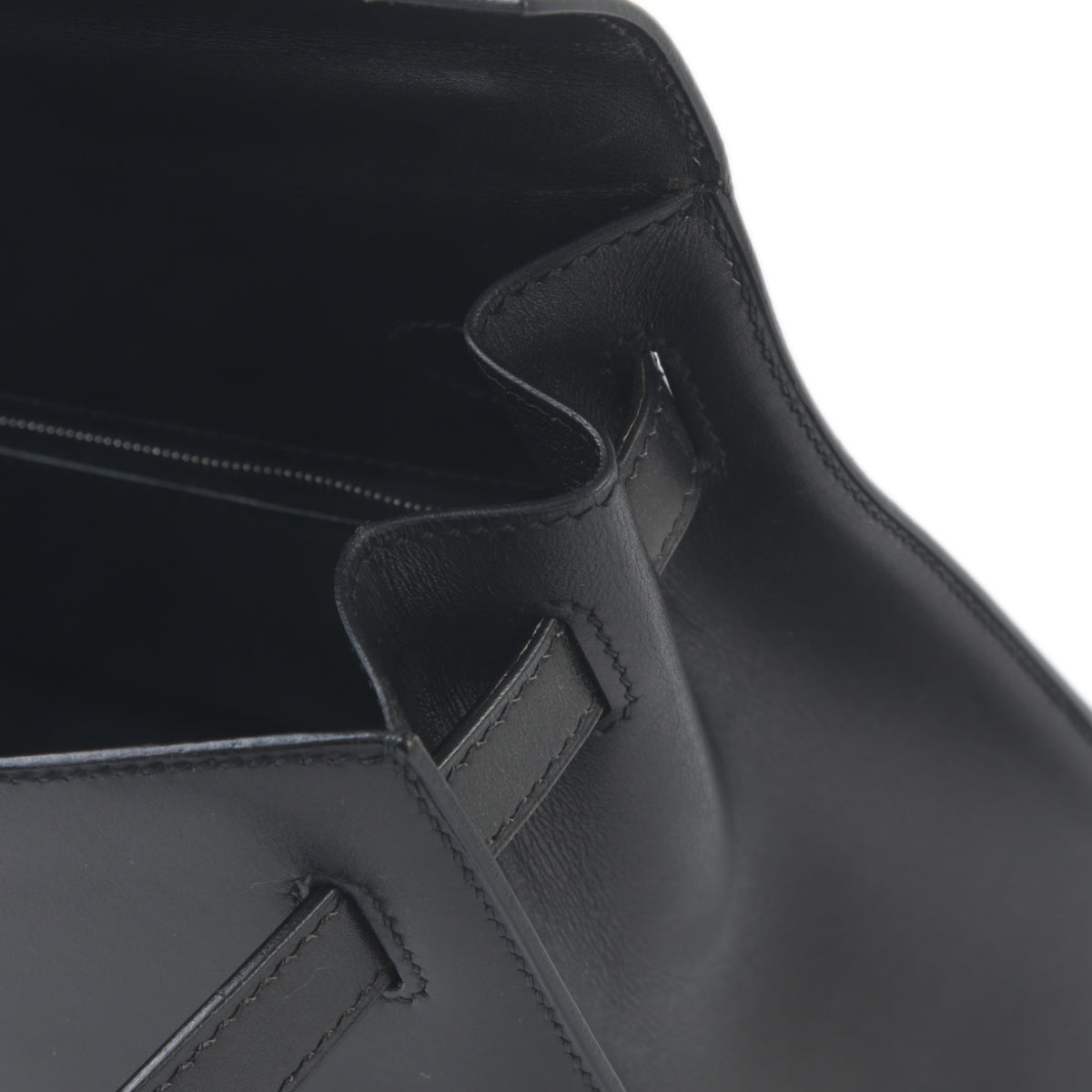 HERMÈS Hermès Kelly 32 Serie Black Ruthenium Hardware A