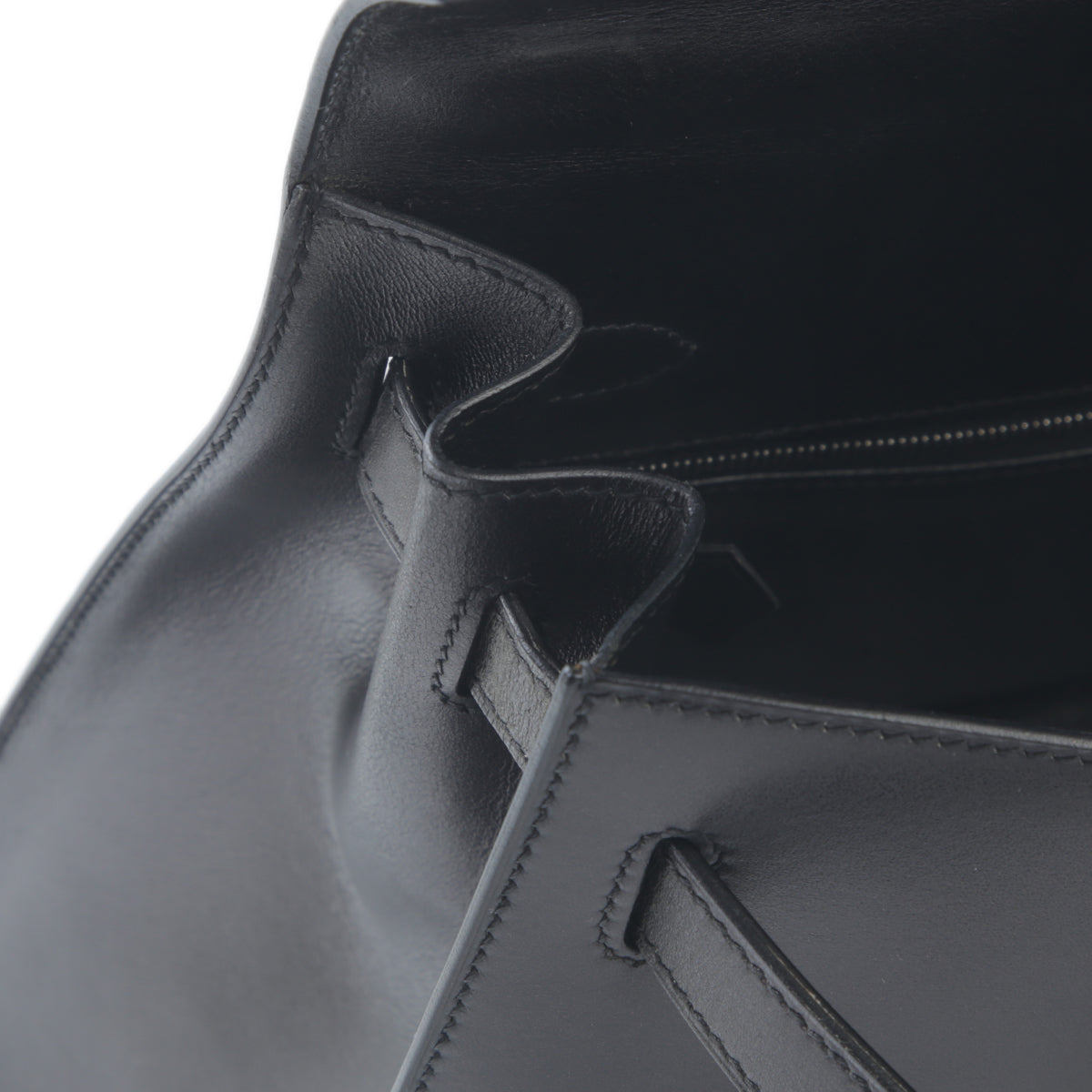 HERMÈS Hermès Kelly 32 Serie Black Ruthenium Hardware A