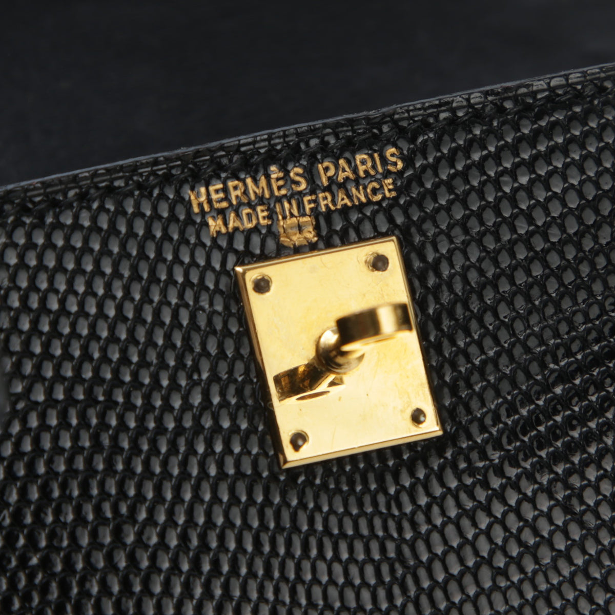 HERMÈS エルメス ミニミニケリー リザード ブラック