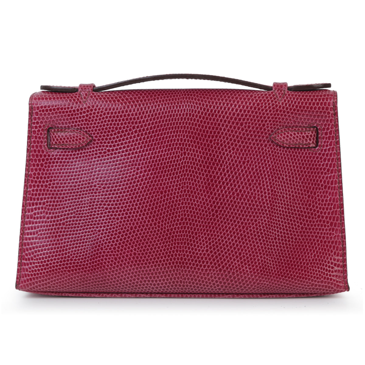 HERMÈS エルメス ポシェットケリー フューシャピンク リザード
