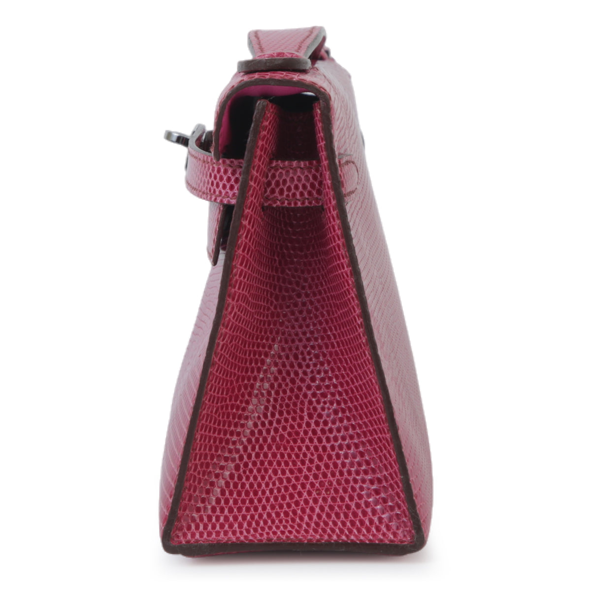 HERMÈS エルメス ポシェットケリー フューシャピンク リザード