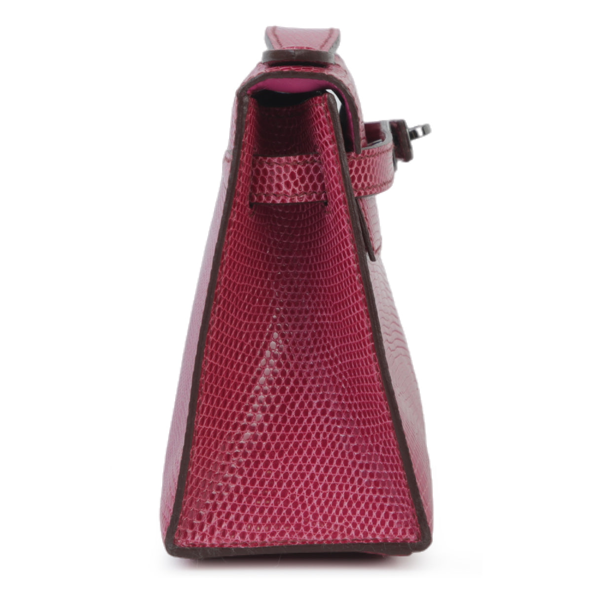 HERMÈS エルメス ポシェットケリー フューシャピンク リザード
