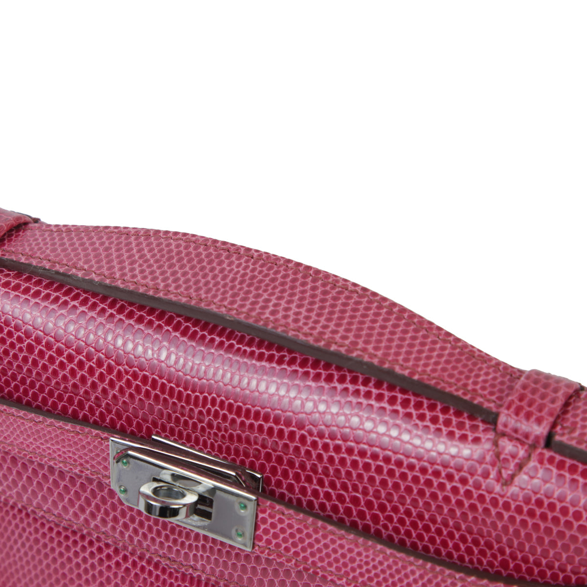 HERMÈS エルメス ポシェットケリー フューシャピンク リザード