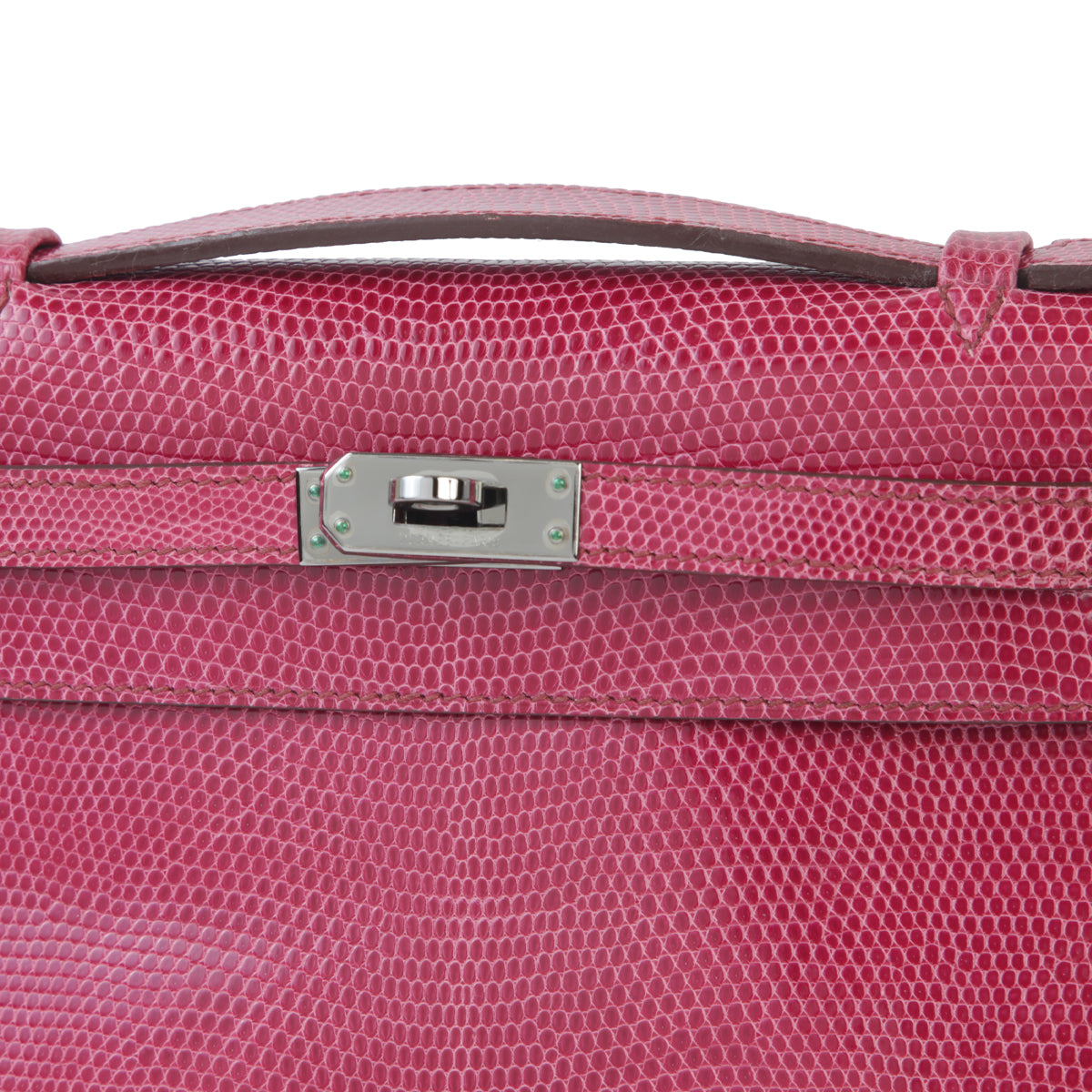 HERMÈS エルメス ポシェットケリー フューシャピンク リザード