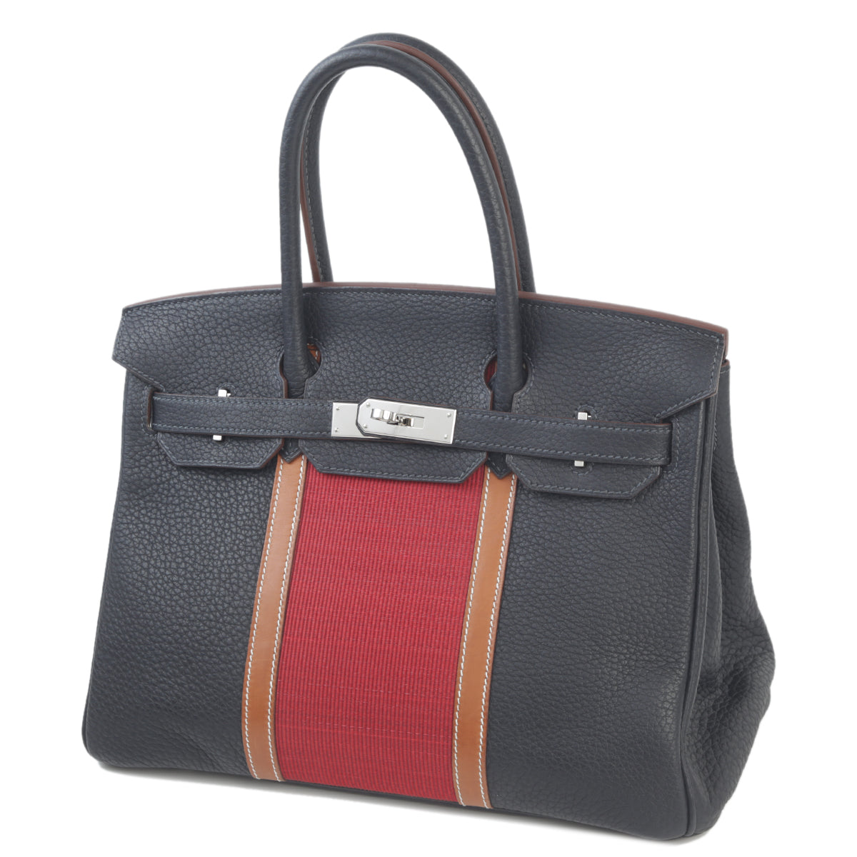 HERMÈS エルメス バーキン30 クラブ フォーブ ブルーインディゴ