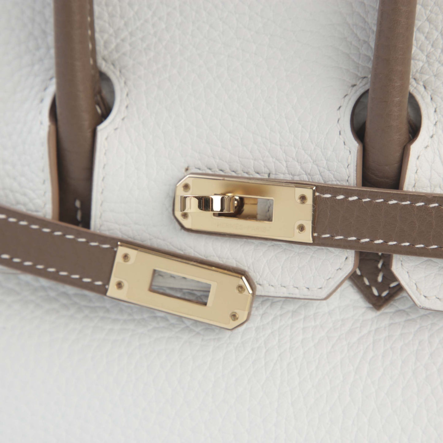 HERMÈS エルメス スペシャルオーダー バーキン25 エトゥープ ホワイト