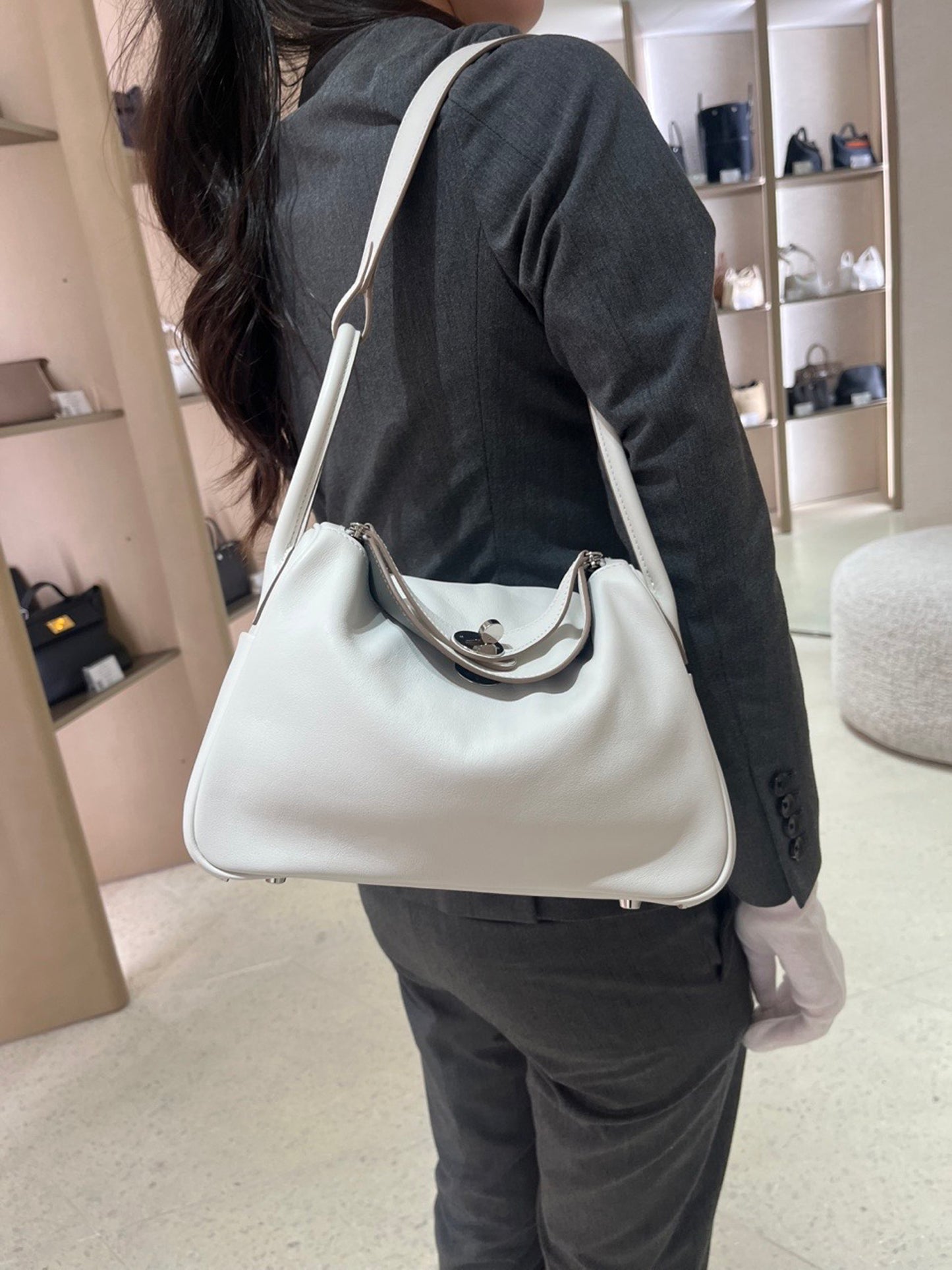HERMÈS エルメス リンディ26 グリスパル グリメイヤー