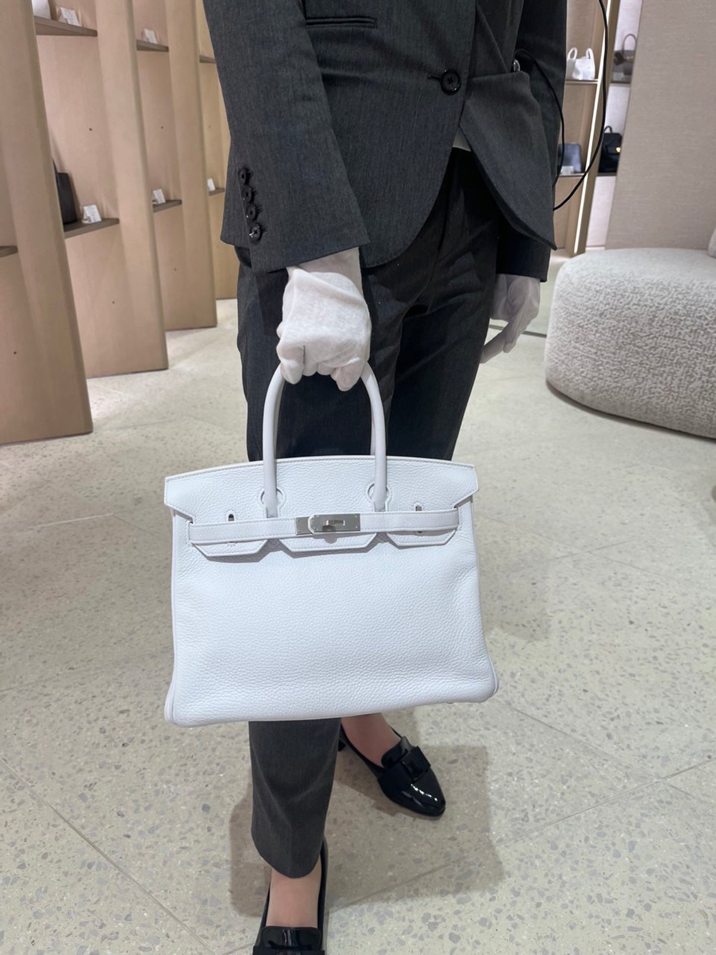 HERMÈS エルメス スペシャルオーダー バーキン30 ホワイト