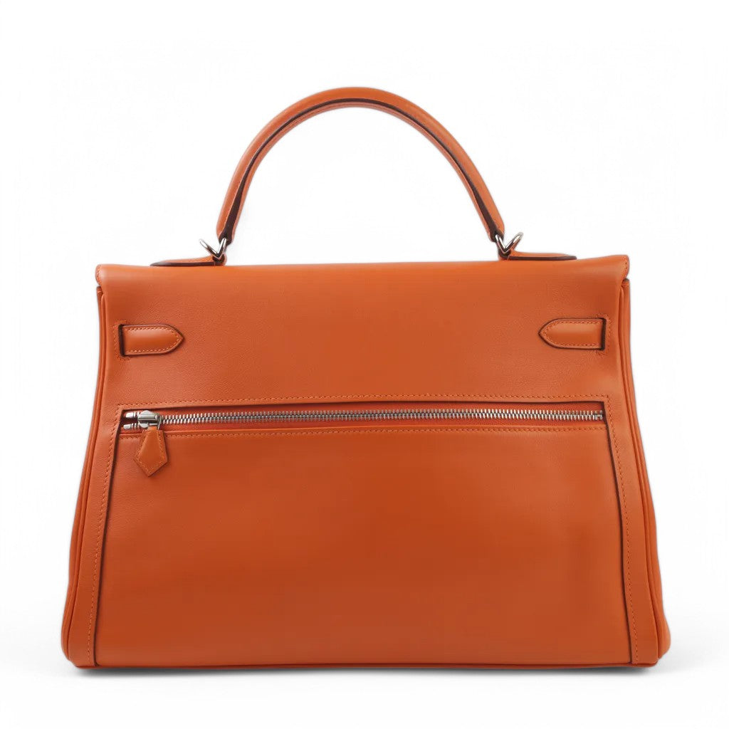HERMÈS Hermes Kelly Raki 35 Orange