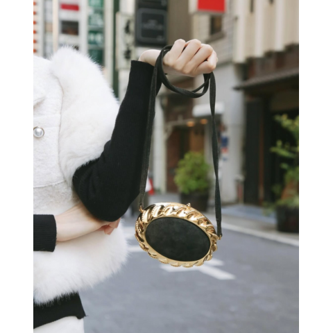 HERMÈS エルメス ミニ ドブリス ショルダーバッグ ブラック