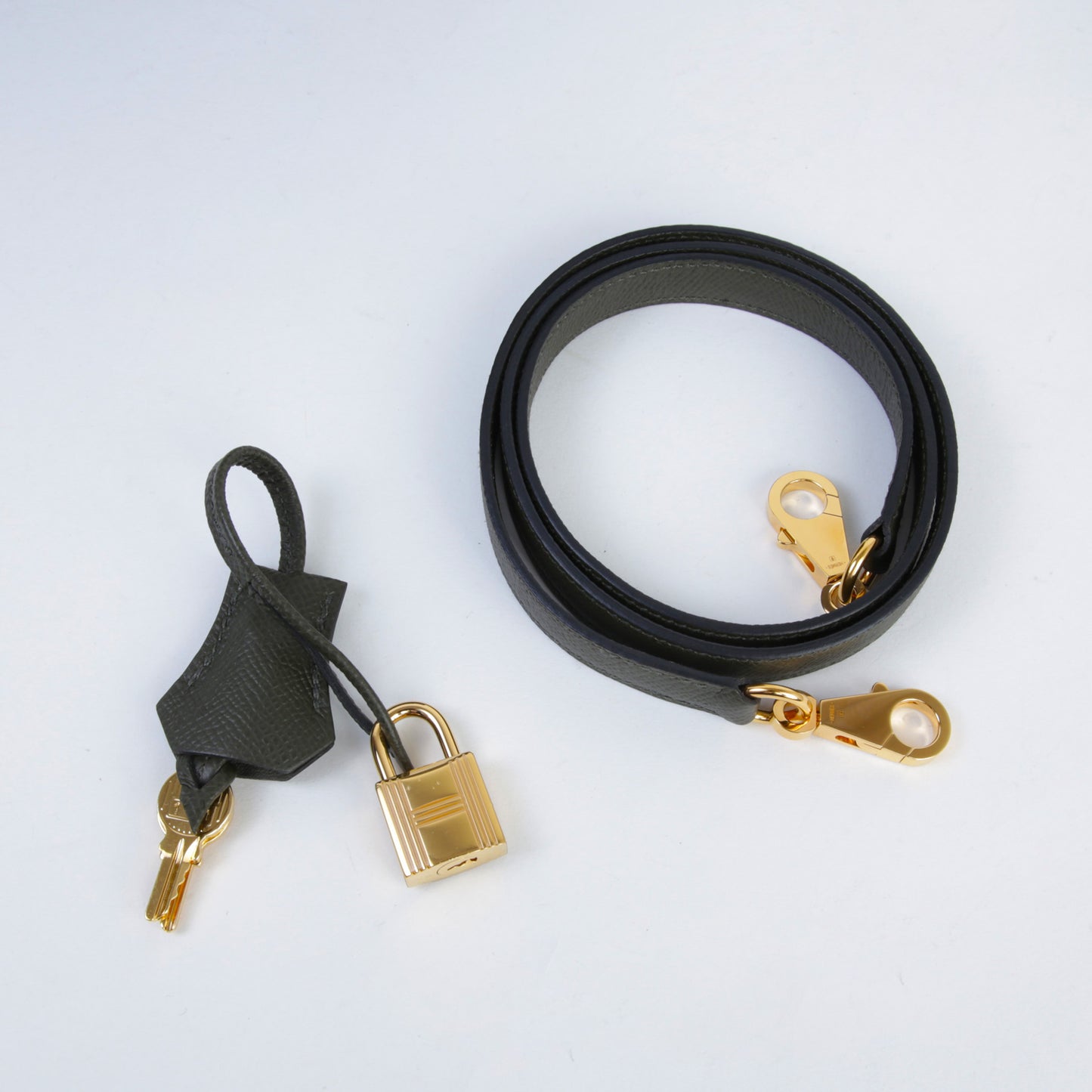 HERMÈS エルメス ケリー25 セリエ ヴェールグリス