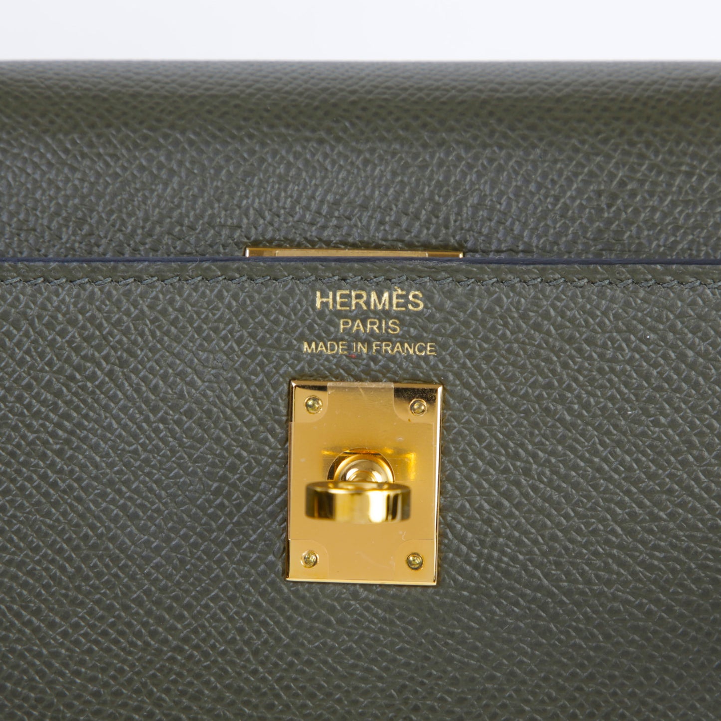 HERMÈS エルメス ケリー25 セリエ ヴェールグリス