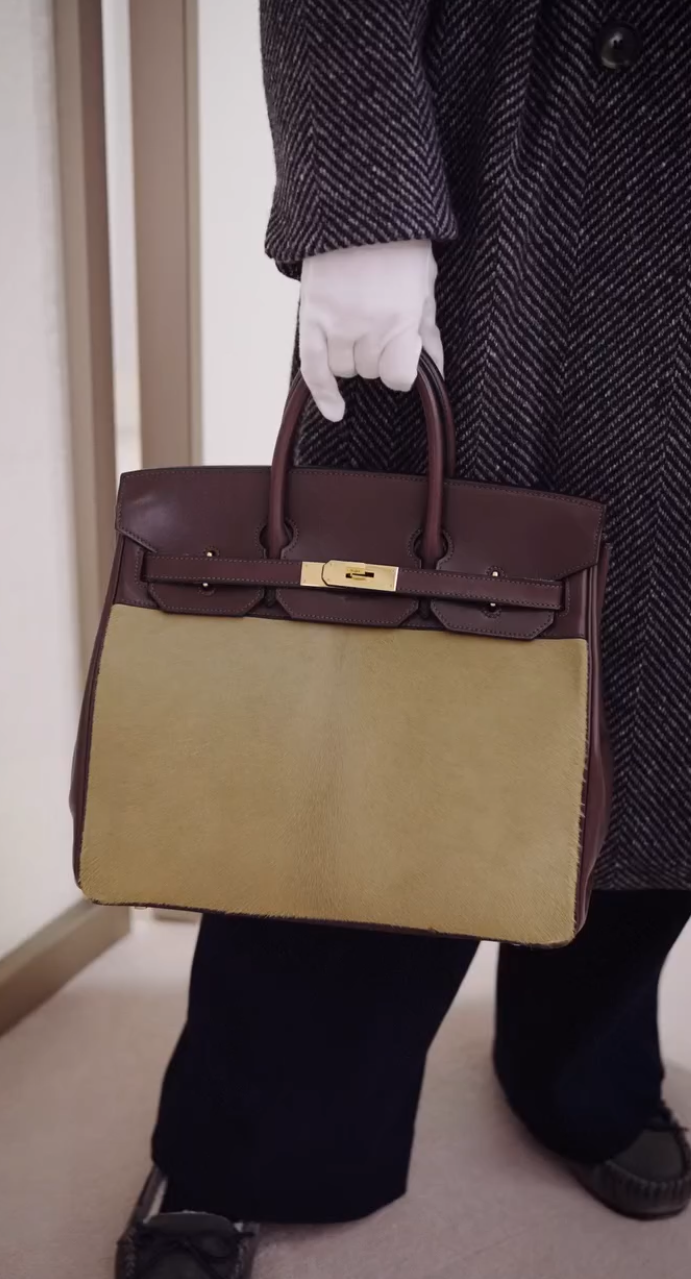 HERMÈS Hermes handbag Haute Couture 32 Ebene