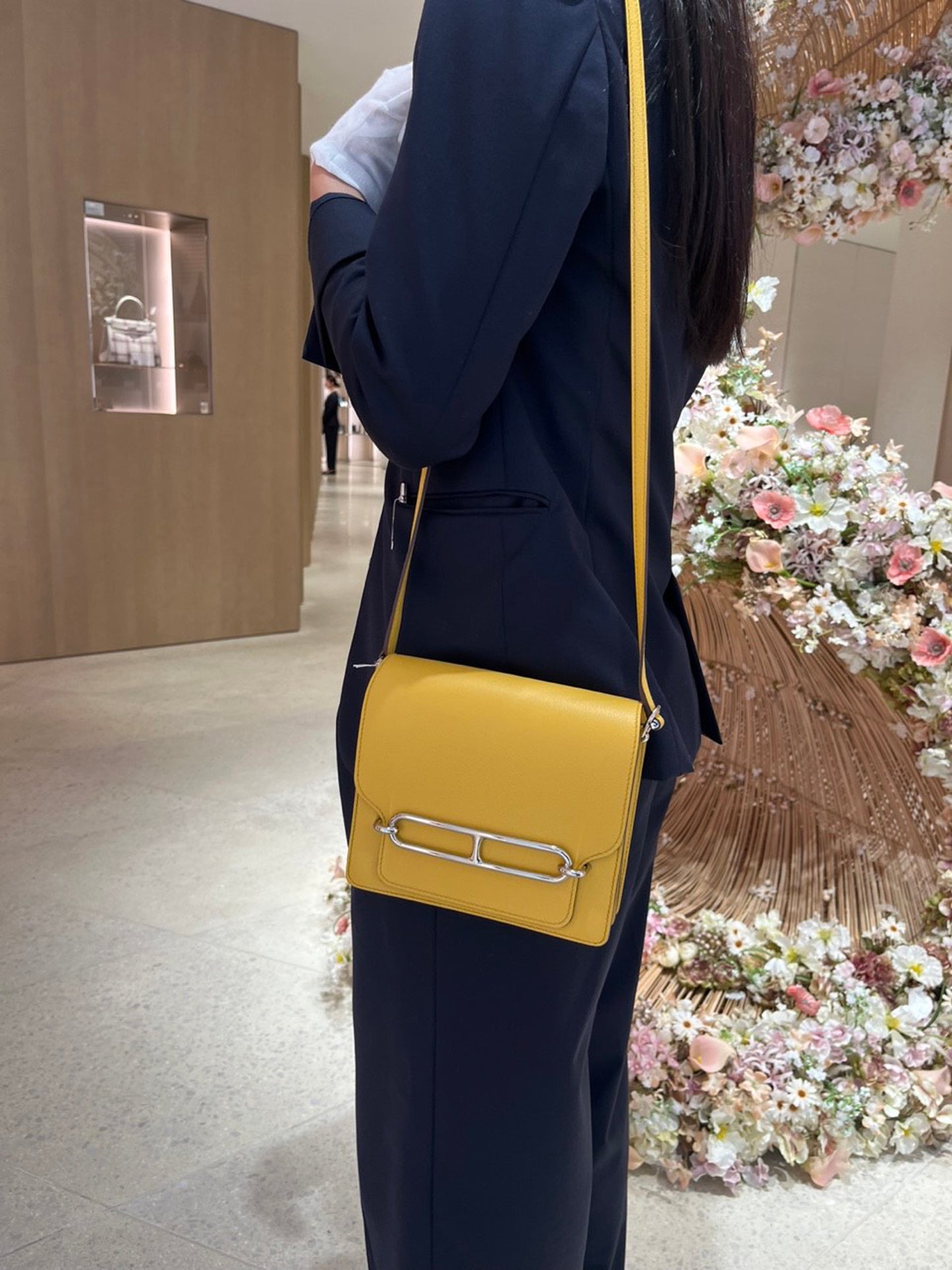 HERMÈS エルメス ロウリスミニ ジョーヌナプル