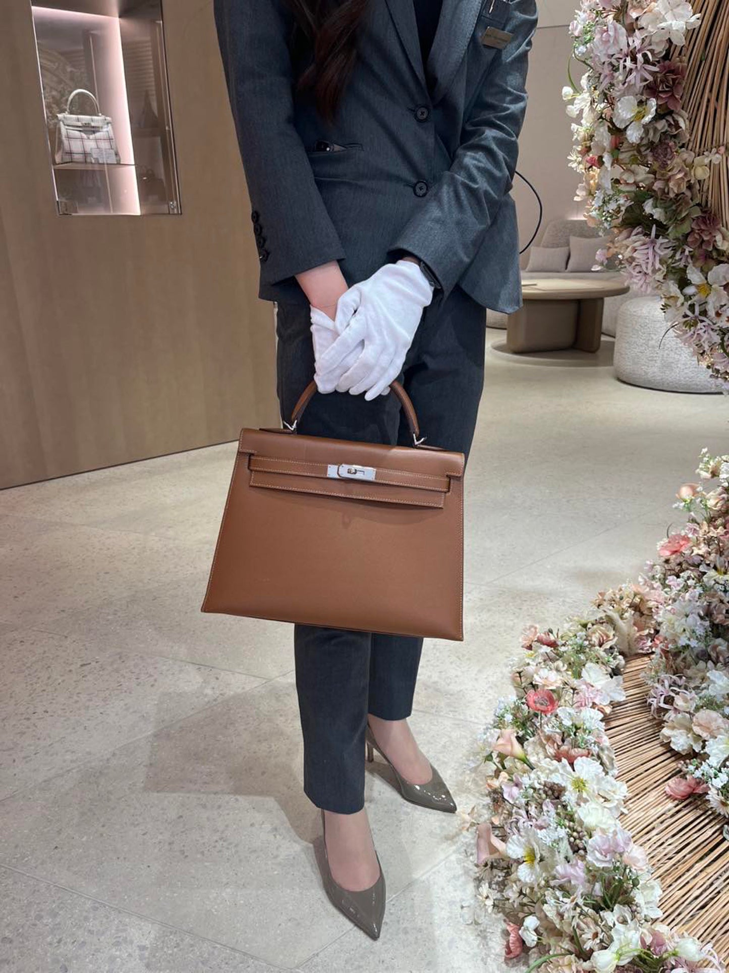 HERMÈS エルメス ケリー 32 セリエ シガール