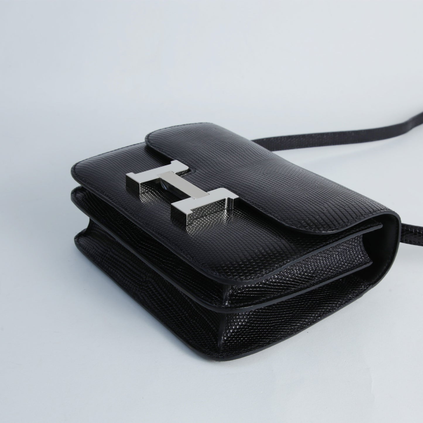 HERMÈS エルメス コンスタンス3 ミニ ブラック リザード