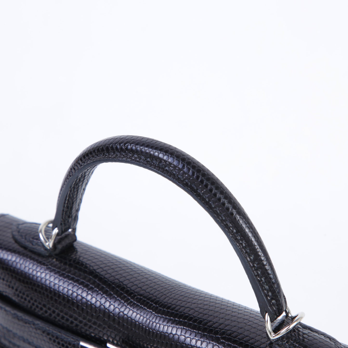 HERMÈS エルメス ミニケリー2 ブラック リザード